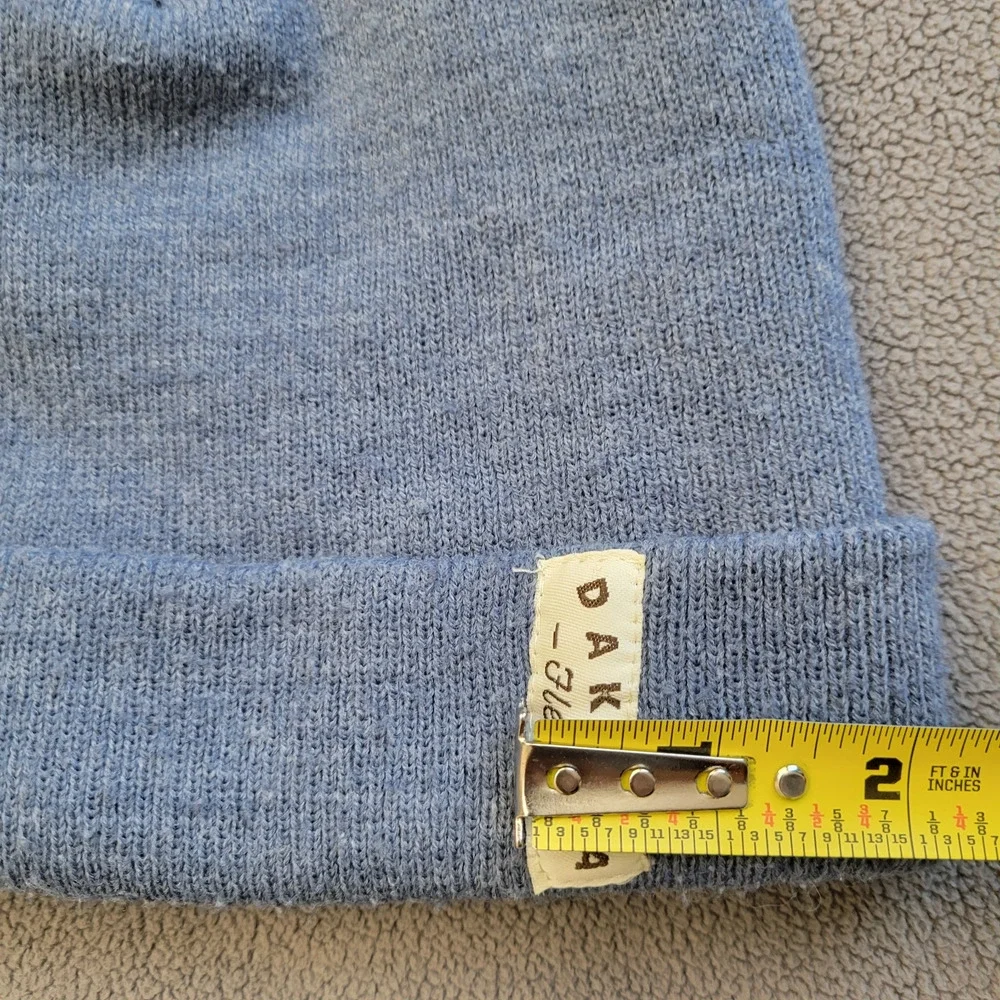 DAKOTA FLEECE Beanie Hat Cap Mens One Size Blue Workwear Logo Warm